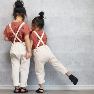 SPROET&SPROUT/Pants pinstripe Suspenders