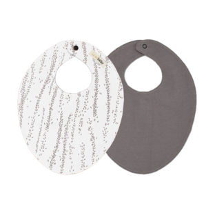 L'ovedbaby/Reversible Bib(Light Gray)