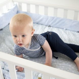 SNOOZEBABY/Romper Short sleeve(indigo blizzard)