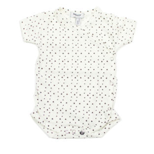 SNOOZEBABY/Romper Short sleeve(White Dots)