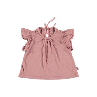 PETI INDI/frilled T-shirt(pink)