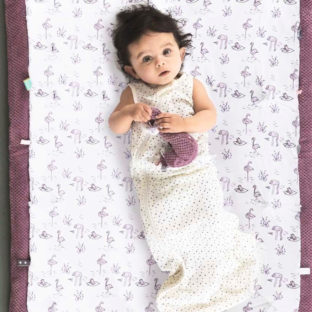 SNOOZEBABY/Sleepsuit(White Dots)