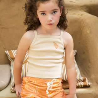 Ammehoela/rib Camisole(cream snail)