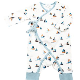 ANGEL DEAR/baby romper(simple boats)