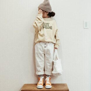 monbebe/Tapered WhiteDenim